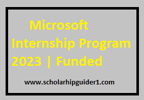 Microsoft Internship Program 2023 | Funded