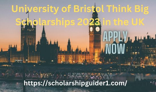 University of Bristol Think Big Scholarships