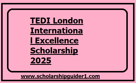 TEDI London International Excellence Scholarship 2025